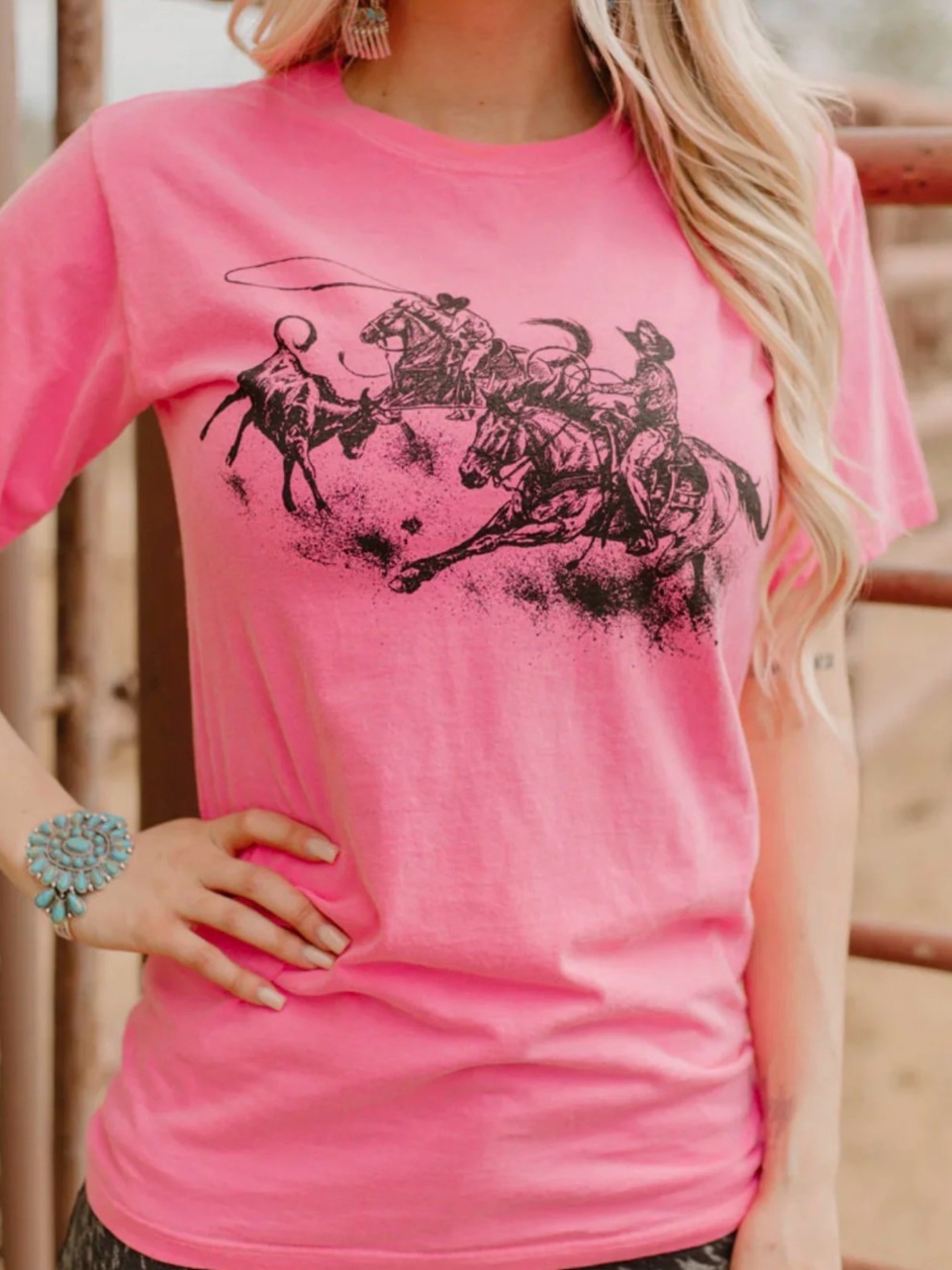 Hot Pink High Call Tee
